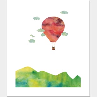 Sunset Balloon Posters and Art